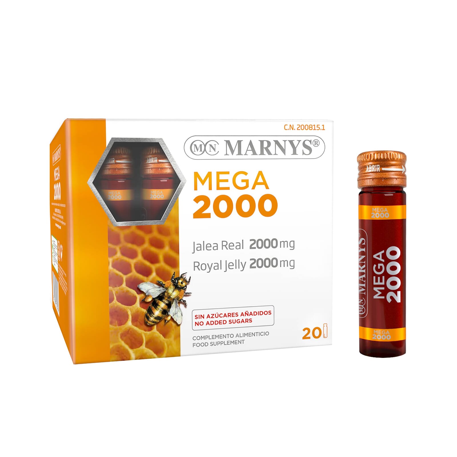 MEGA 2000 JALEA REAL 20 Viales de 10ml