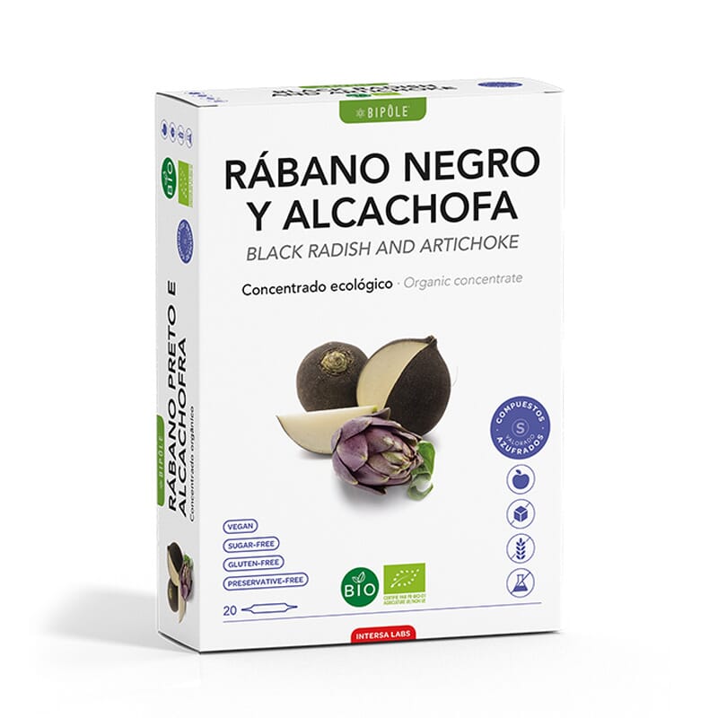 BIOPOLÉ RÁBANO NEGRO Y ALCACHOFA BIO 20 Viales de 10ml