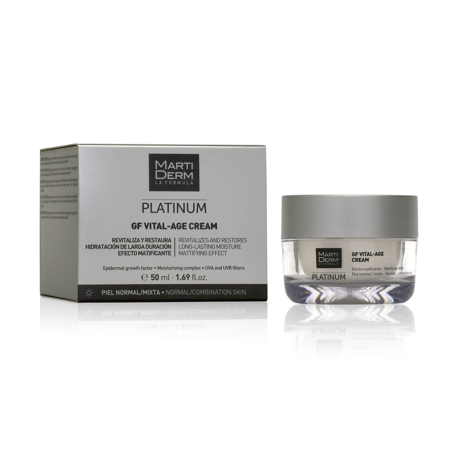 PLATINUM GF VITAL-AGE CREME PELE NORMAL/MISTA 50ml