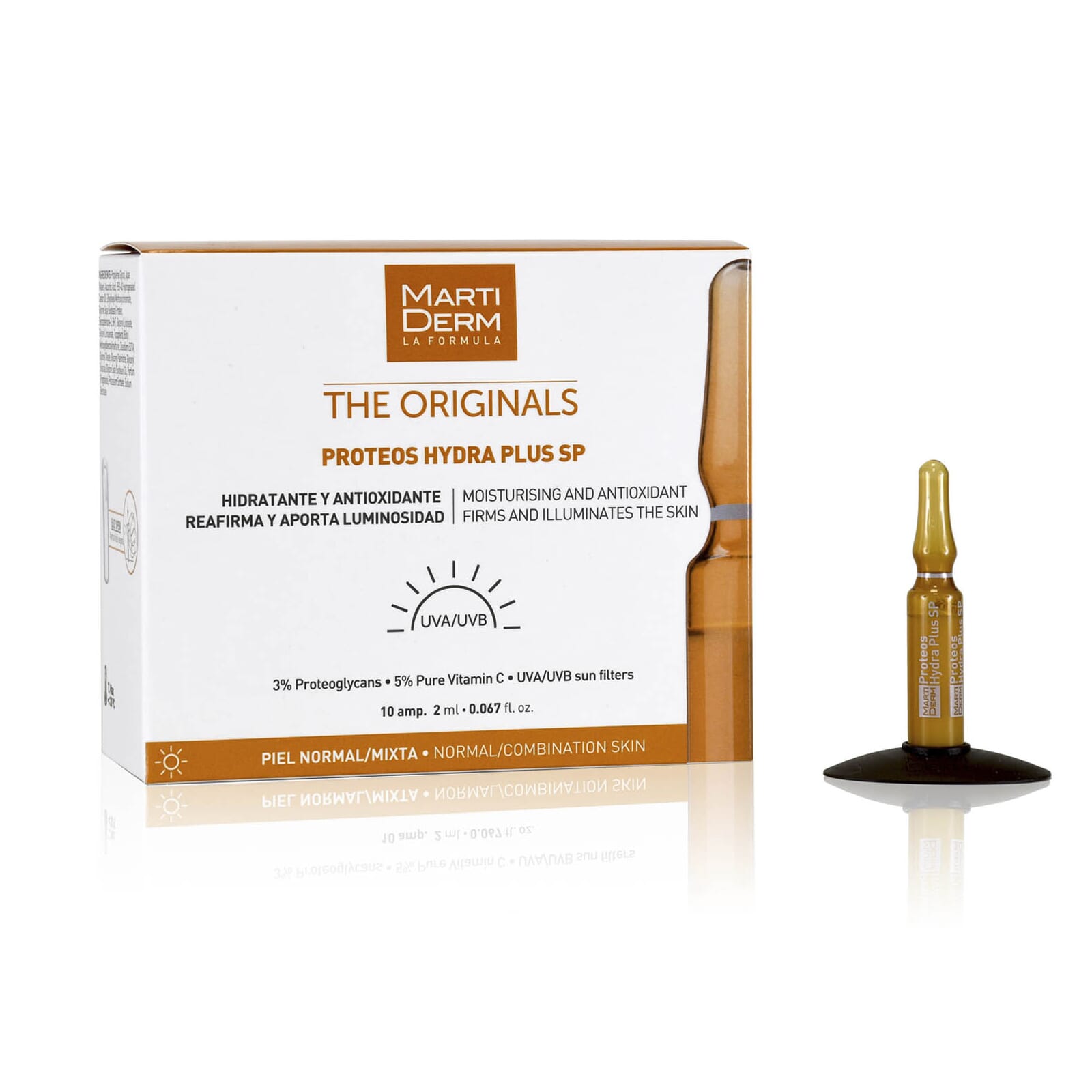 THE ORIGINALS PROTEOS HYDRA PLUS SPF 10 Ampollas de 2ml