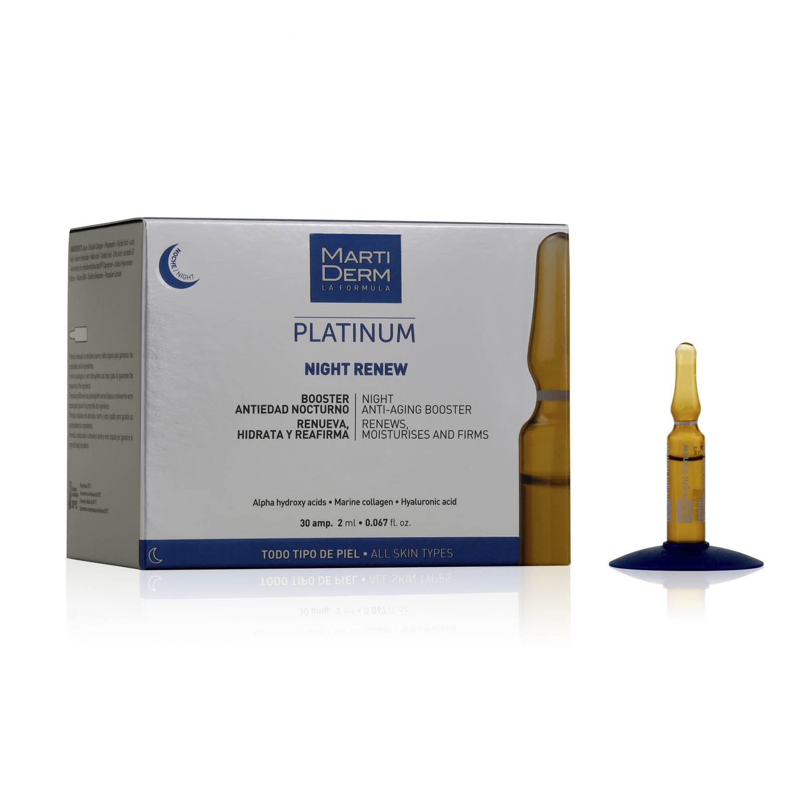 PLATINUM NIGHT RENEW 30 Ampolas de 2ml