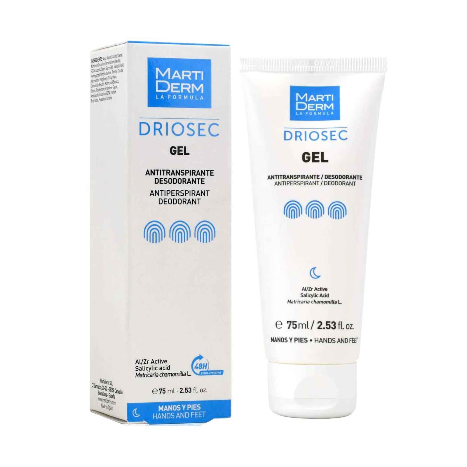 Driosec Gel Desodorante Antitranspirante  75 ml