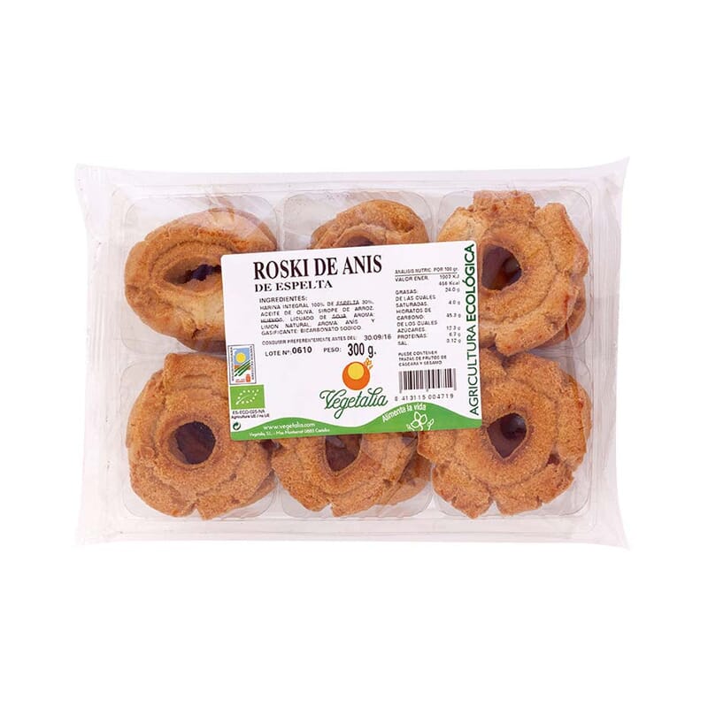 Rosquillas De Espelta Con Anis Eco 300g