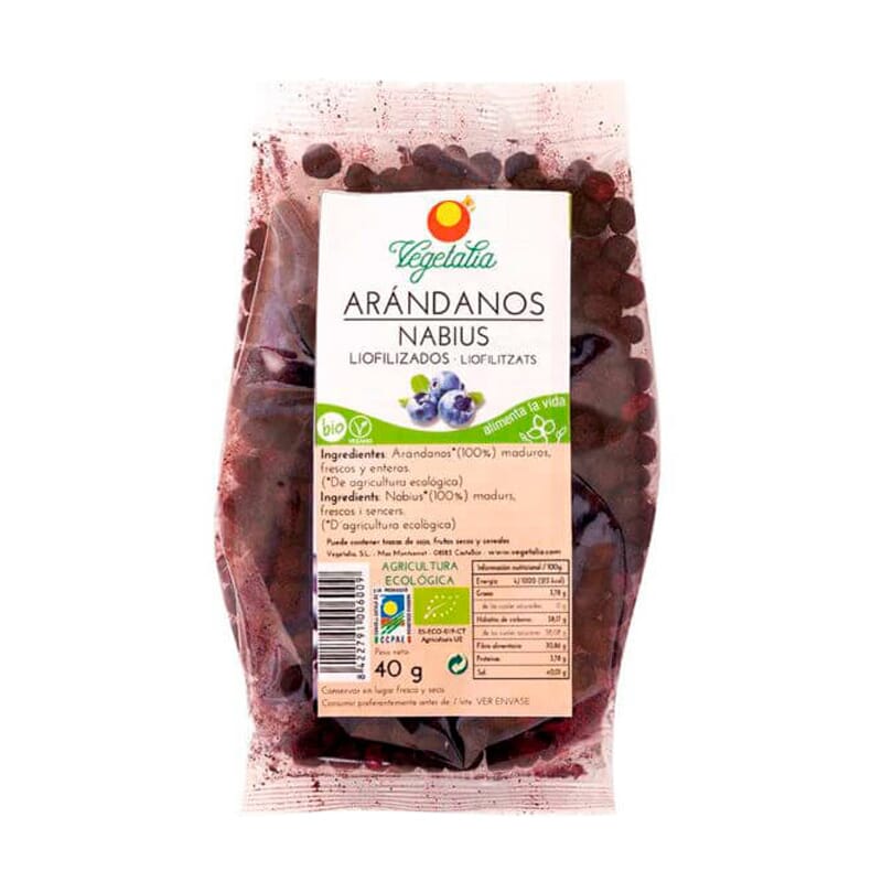 Arandanos Negro Liofilizado Bio 40g