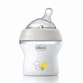 Biberón Natural Feeling Flujo Normal 0M+ Blanco 150 ml - Chicco
