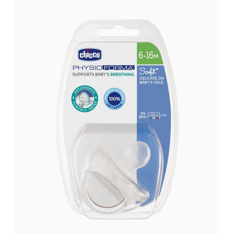 CHUPETE PHYSIO FORMA SILICONA 6-16M