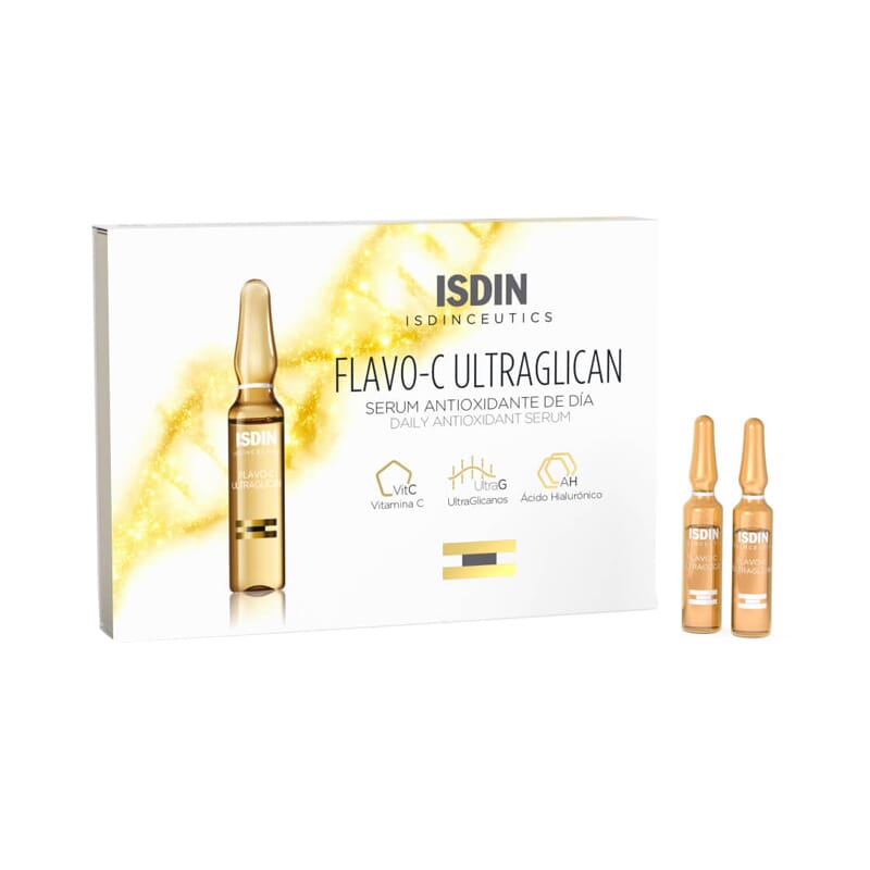 ISDINCEUTICS FLAVO-C ULTRAGLICAN SÉRUM ANTIOXIDANTE DÍA 30 Viales 2ml