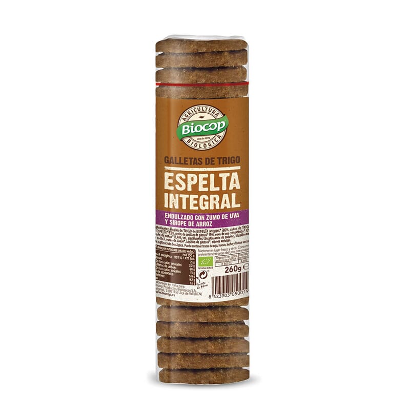 GALLETAS DE ESPELTA INTEGRAL 250g