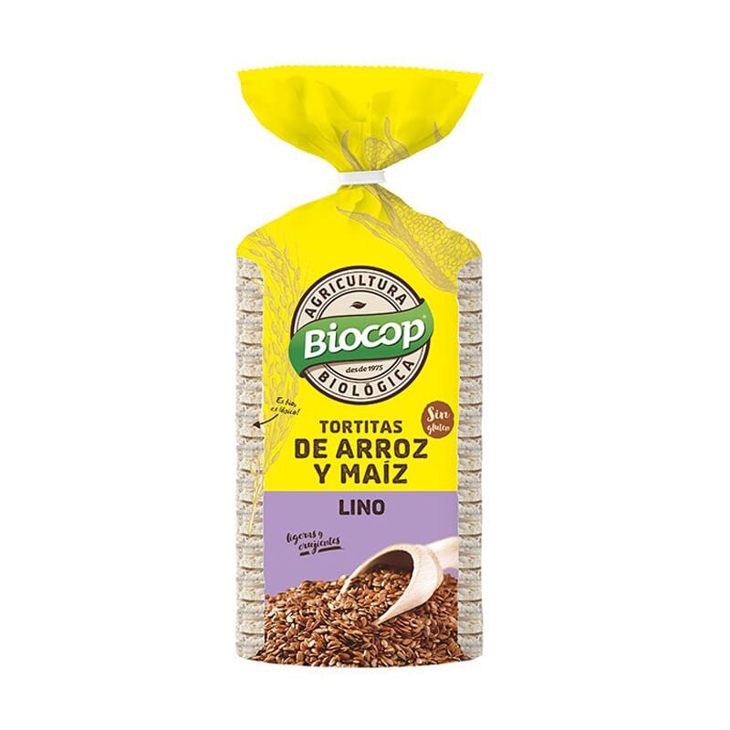 TORTITAS DE ARROZ, MAÍZ Y LINO 200g