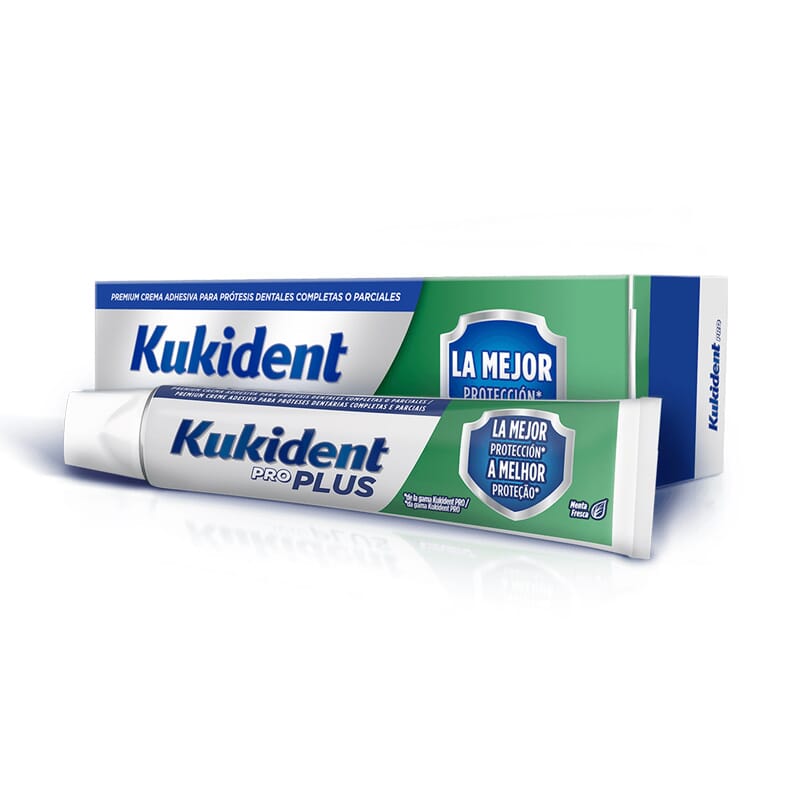 KUKIDENT PRO PLUS CREMA ADHESIVA PROTECCIÓN DUAL 40g