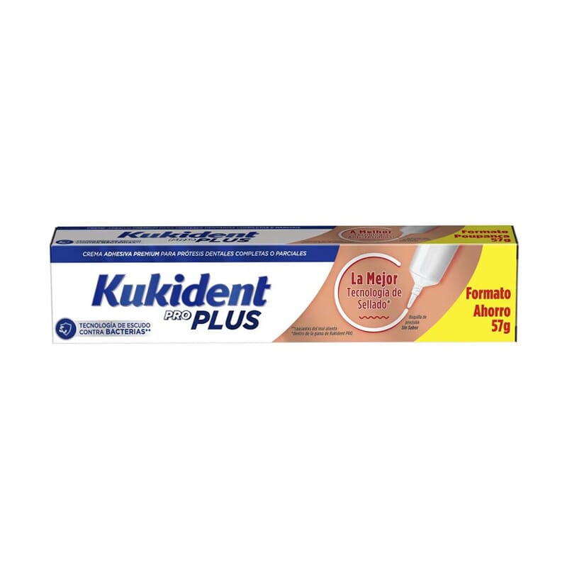 Kukident Pro Plus Efecto Sellado 57g