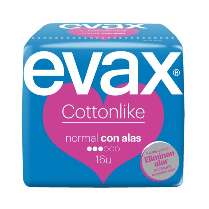 Evax Cottonlike Alas Normal 16 Uds