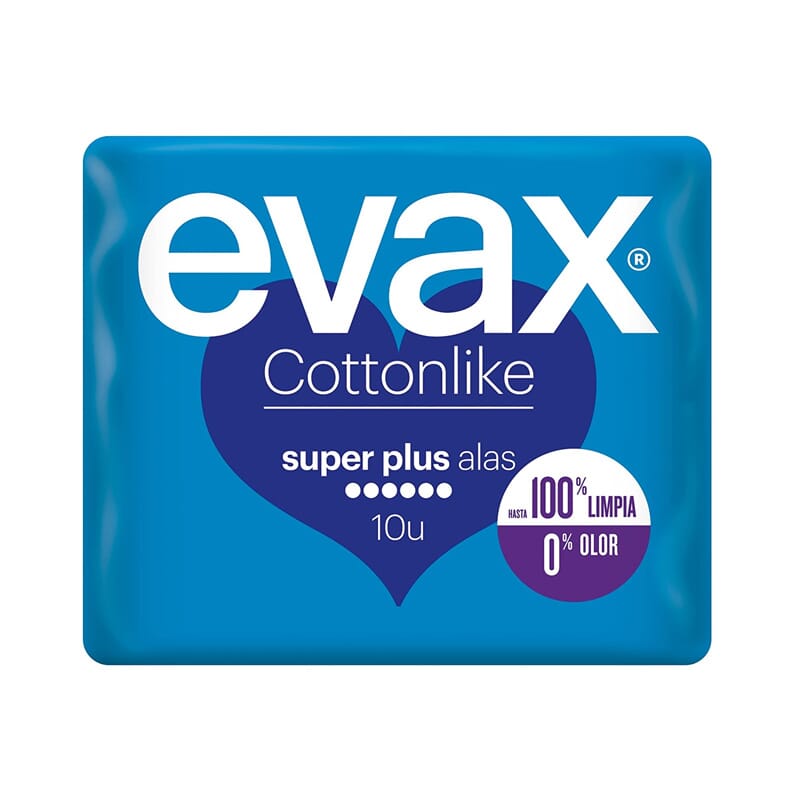 Evax Cottonlike Alas Super Plus 10 Uds