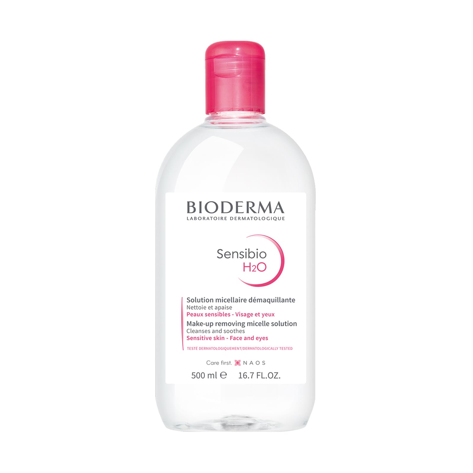 BIODERMA SENSIBIO H2O SOLUCIÓN MICELAR DESMAQUILLANTE PIEL SENSIBLE 500ml