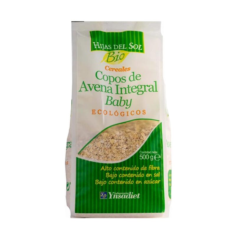 COPOS AVENA INTEGRAL BABY ECO HIJAS DEL SOL 500g