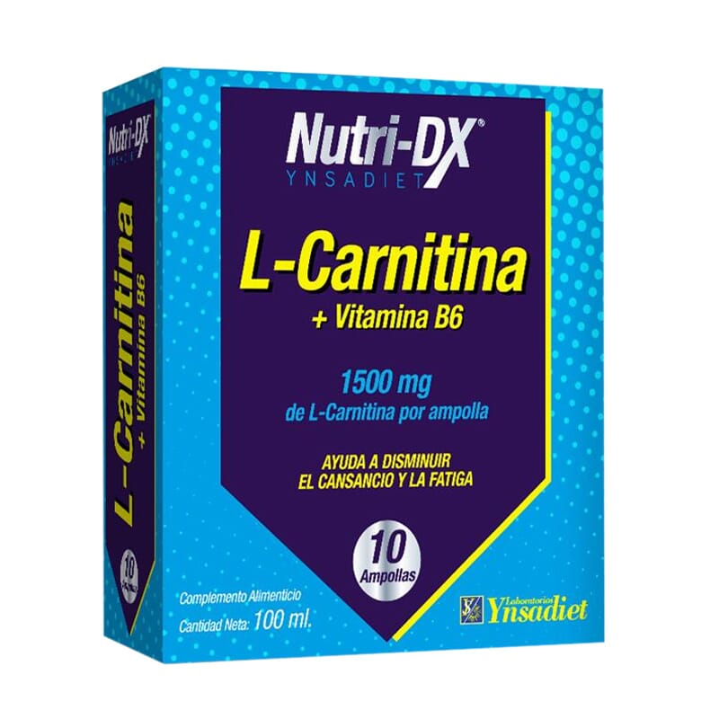 NUTRI DX L-CARNITINA 10 Ampollas de 10ml