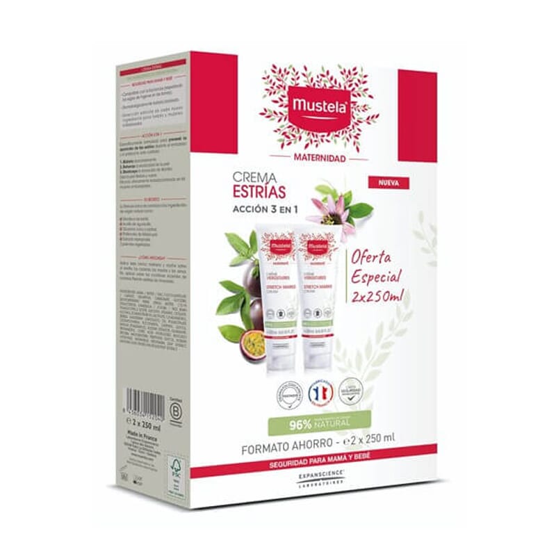 Crema Estrías Acción 3 En 1 2 x 250 ml