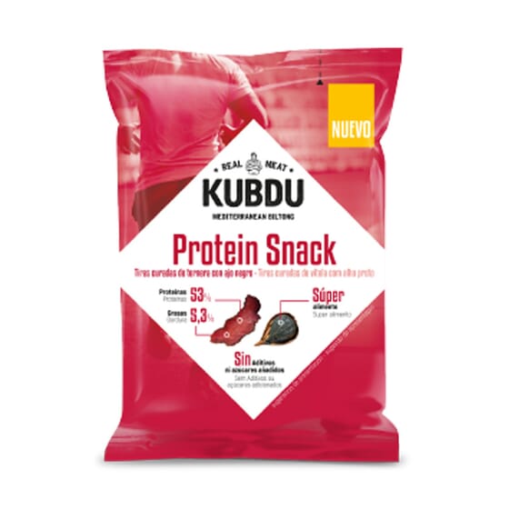 Kubdu Protein Snack Émincés de Bœuf à l’ail Noir 25g de Kubdu