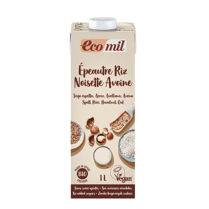 BEBIDA DE ESPELTA, ARROZ, AVELLANA Y AVENA BIO 1000ml