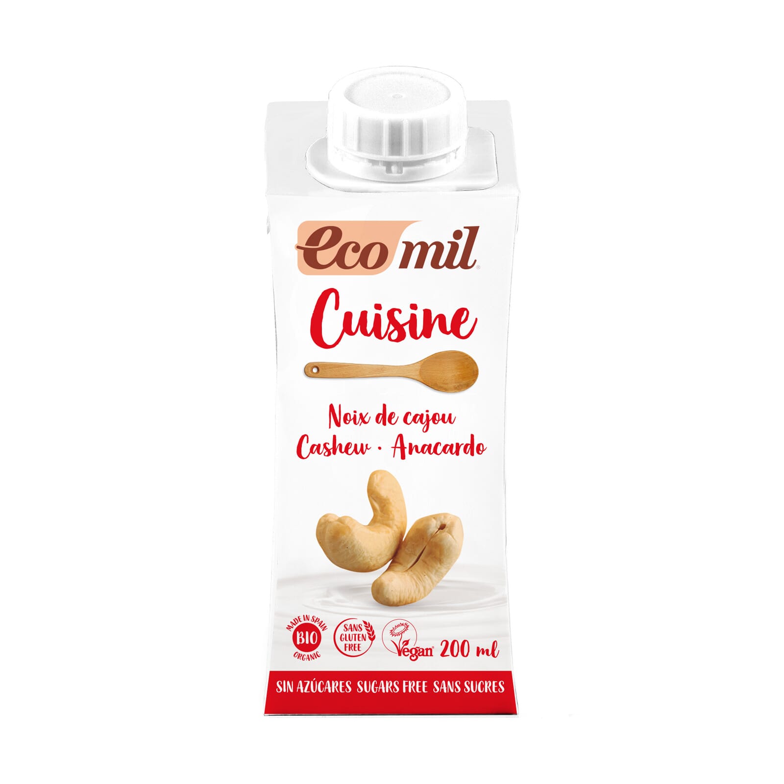 Crema De Anacardo Para Cocinar Bio 200 ml