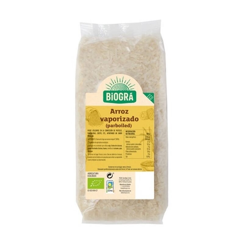 Arroz Vaporizado Parboiled Bio Vegan 500g