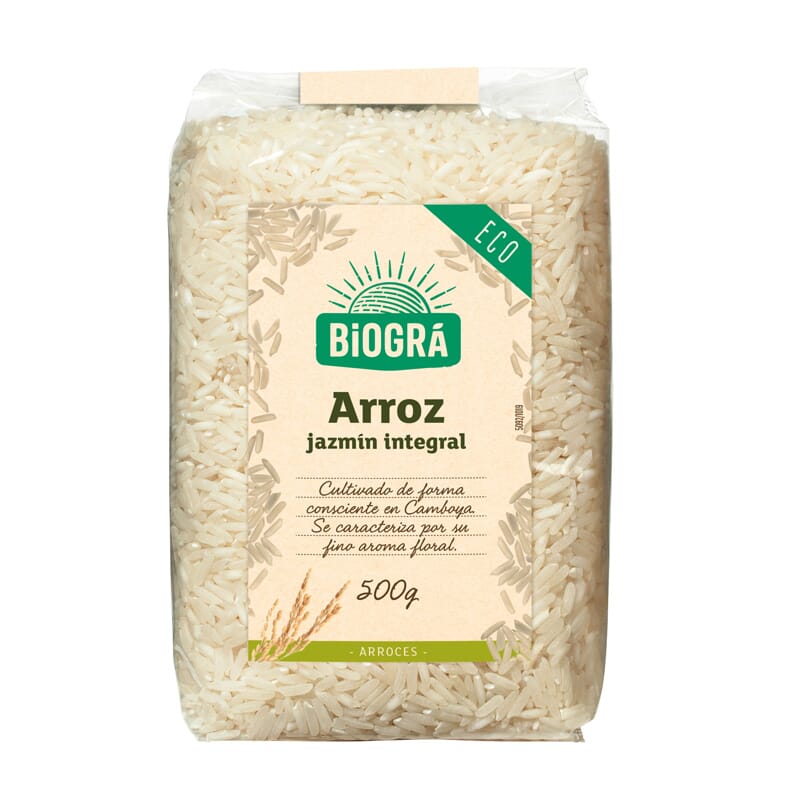 ARROZ JAZMÍN INTEGRAL BIO 500g