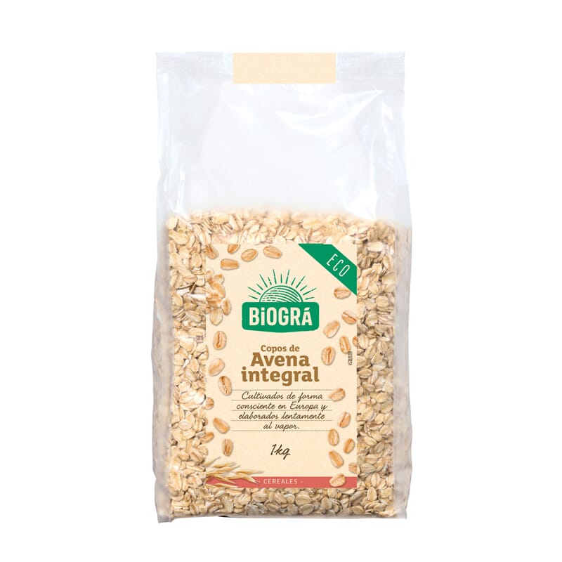 Copos De Avena Gruesos Integrales Bio 1 Kg