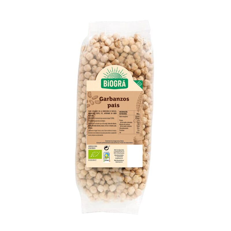 GARBANZOS PAÍS BIO 500g