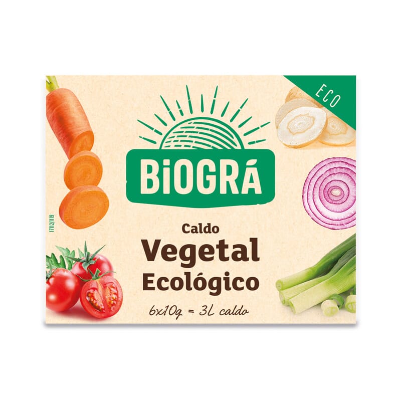 CALDO VEGETAL BIO 6 Ud 10g