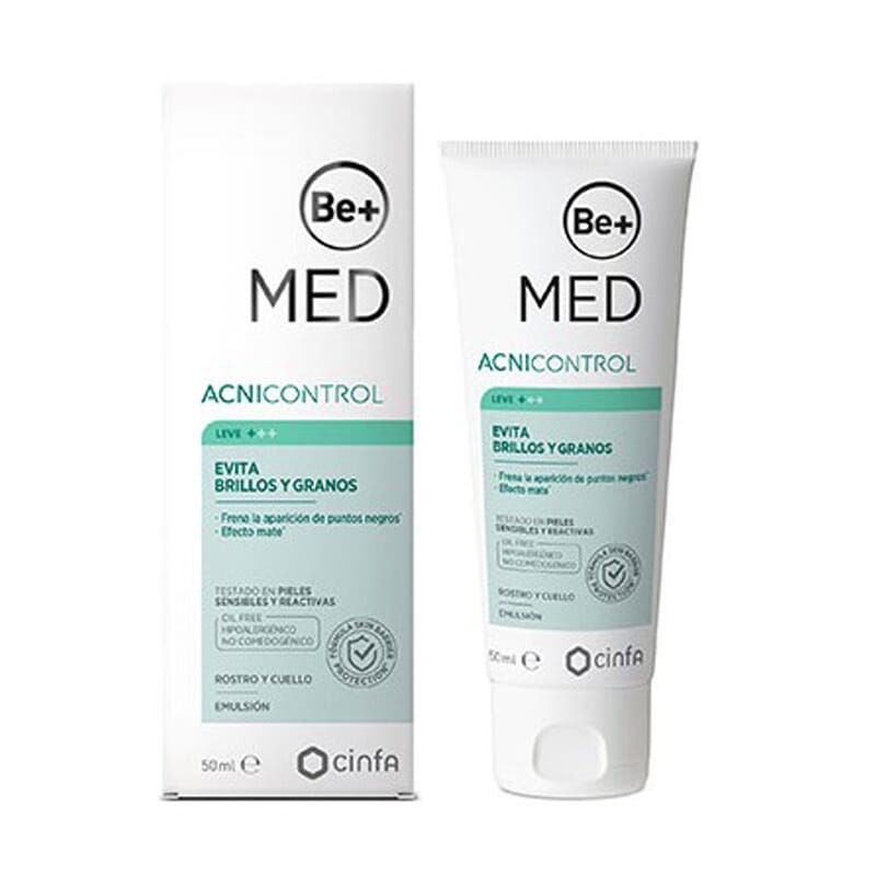 BE+ PIEL TENDENCIA ACNEICA  EMULSIÓN REGULADORA MATIFICANTE 50ml