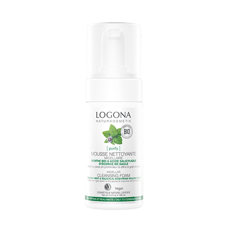 ESPUMA LIMPIADORA PURIFICANTE MENTA BIO ÁCIDO SALICÍLICO MICELAR 100 ml