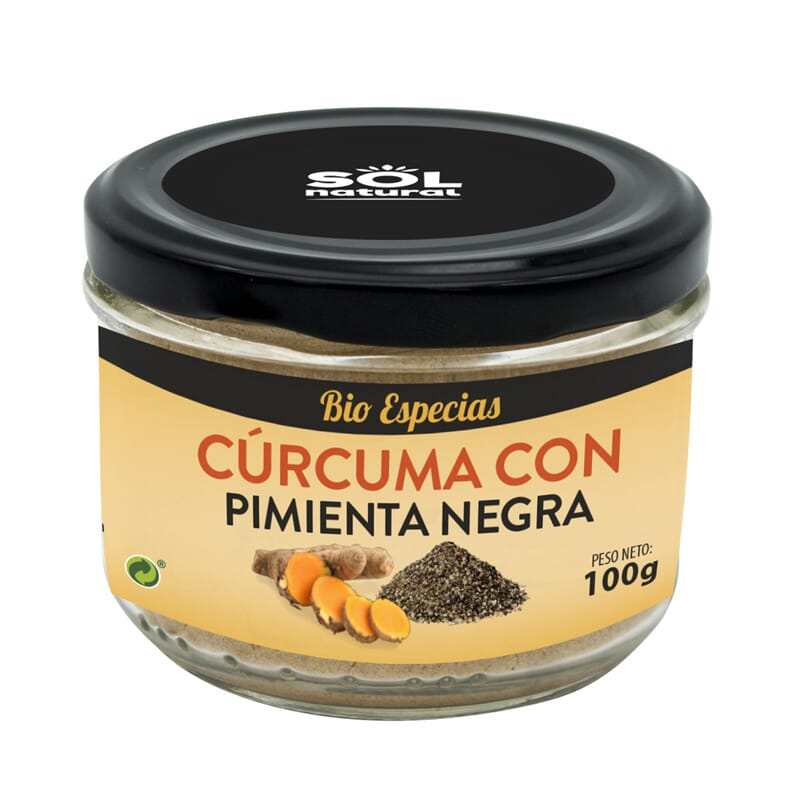 Cúrcuma Con Pimienta Negra Bio 100g