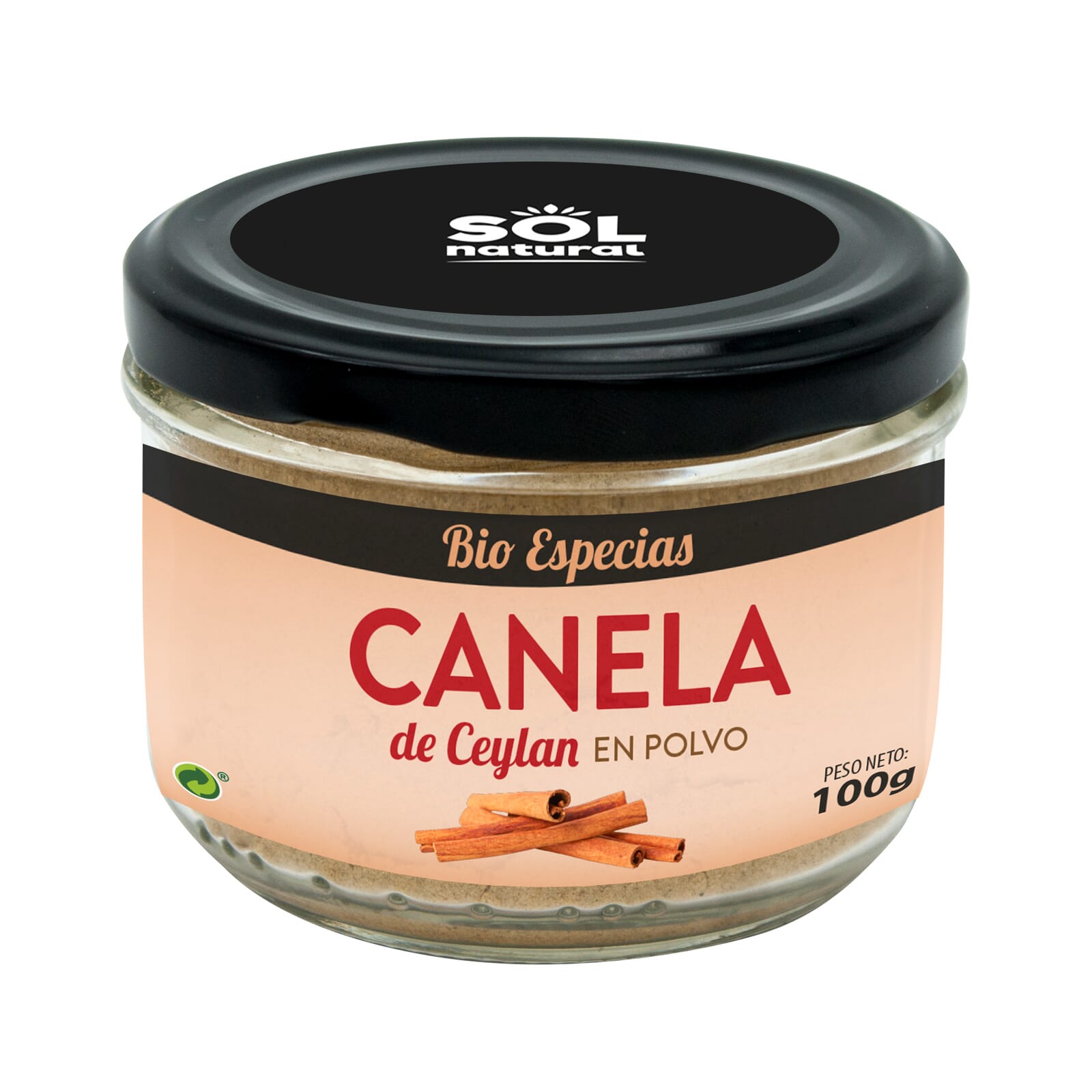 CANELA EN POLVO DE CEYLAN BIO 100g