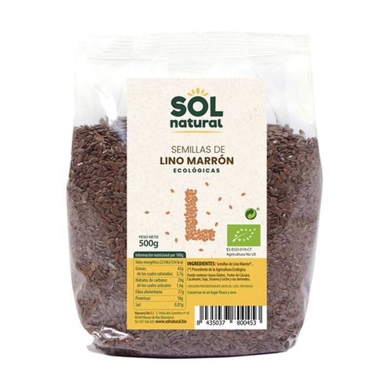 Semillas De Lino Marrón Bio 