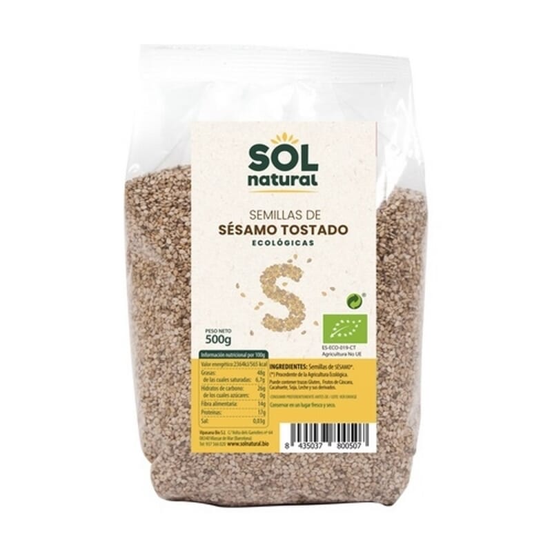 Semillas De Sésamo Tostado Bio 