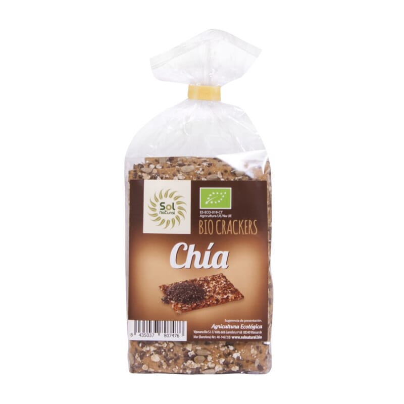 Crackers Con Semillas De Chía Bio 200g