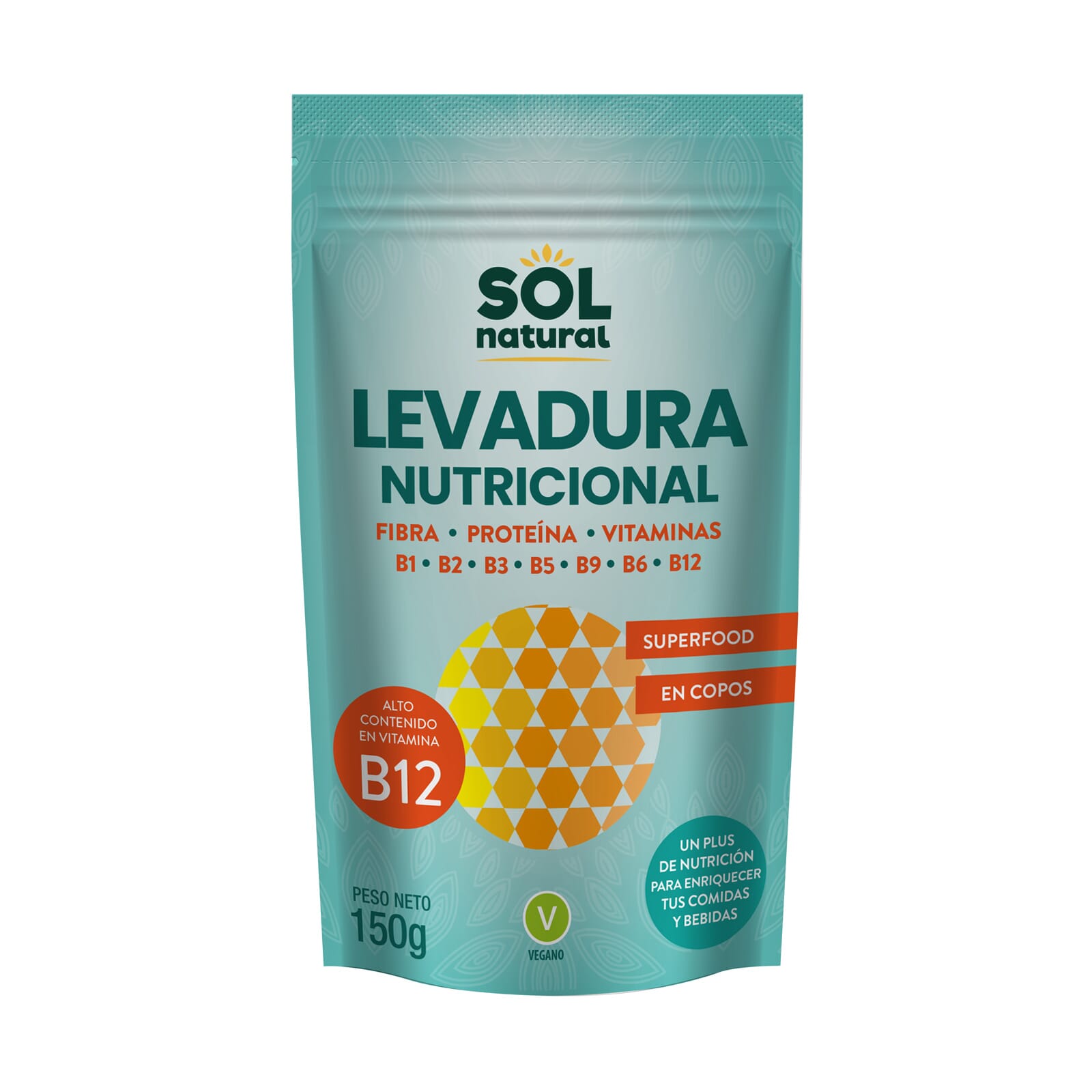 LEVADURA NUTRICIONAL CON VITAMINA B-12 150g