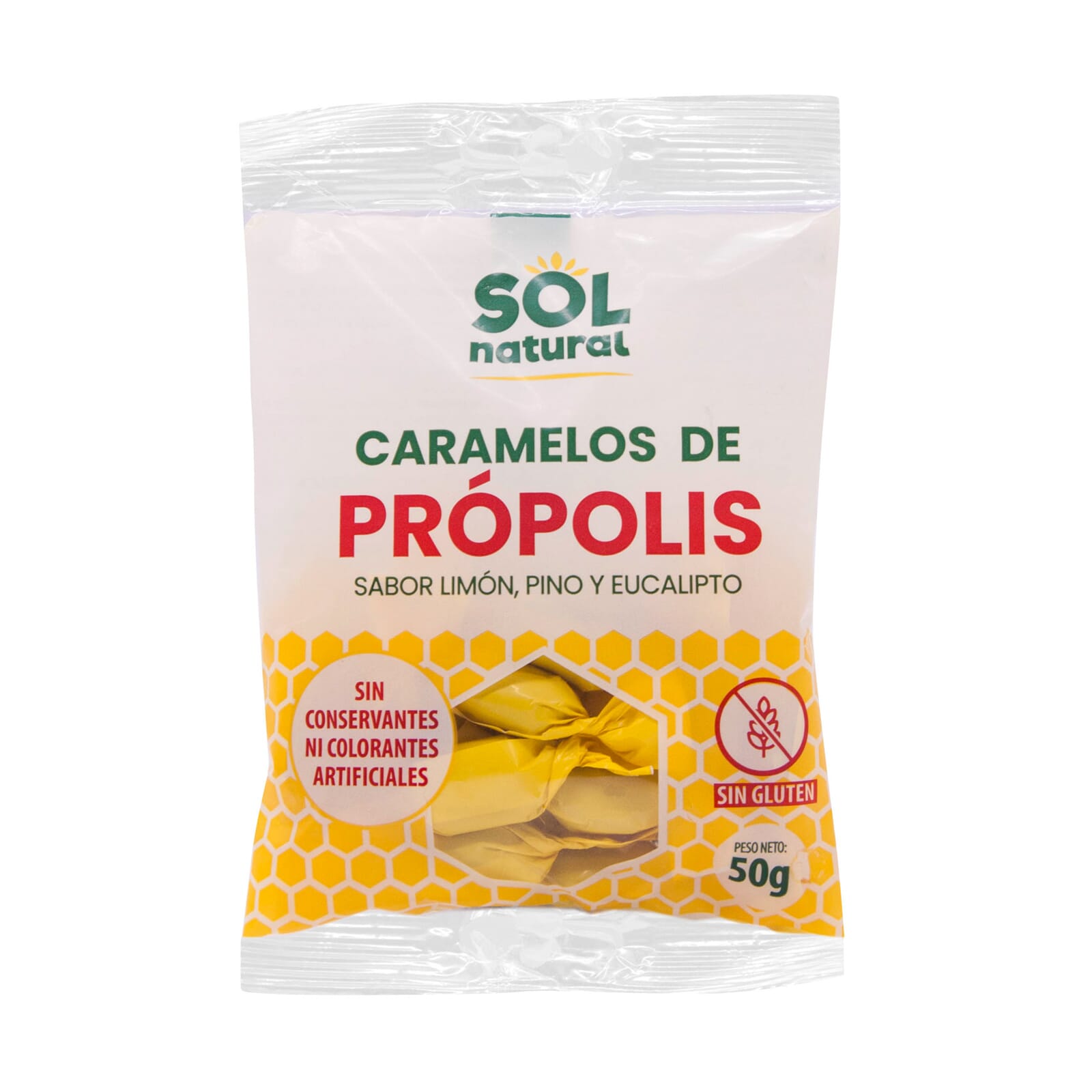 Caramelos De Própolis Eucalipto Pino Y Limón 50g