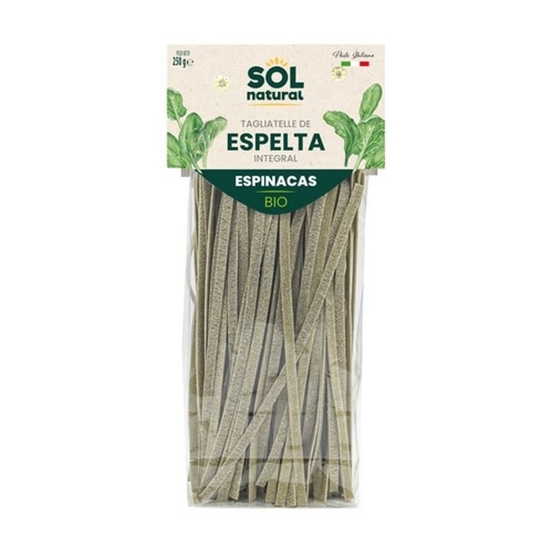 Tagliatelle De Espelta Integral Y Espinacas Bio 