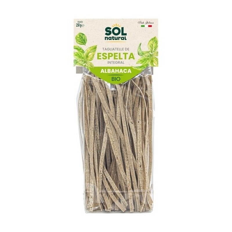 Tagliatelle De Espelta Y Albahaca Bio 