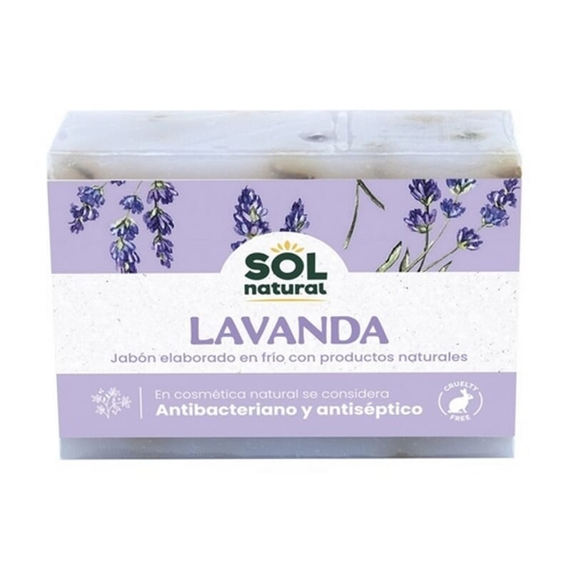 Jabón Natural Sólido De Lavanda 