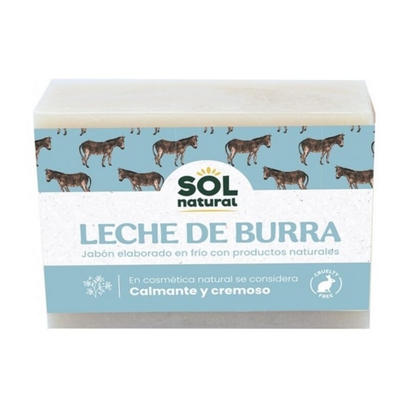 Jabón Natural Sólido De Leche De Burra 