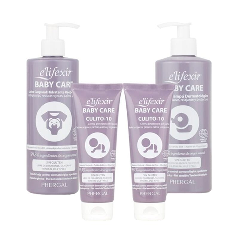 BABY CARE ECO PACK CON CANASTILLA GRIS 1 Packs