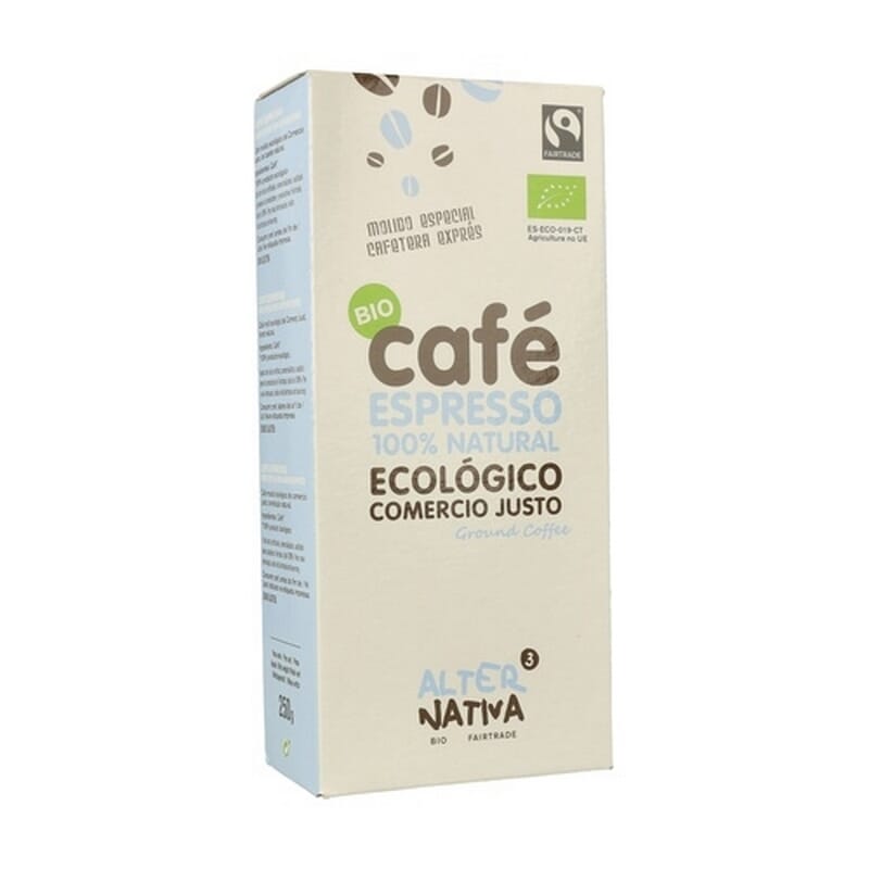Café Espresso Molido Bio 250g de Alternativa3