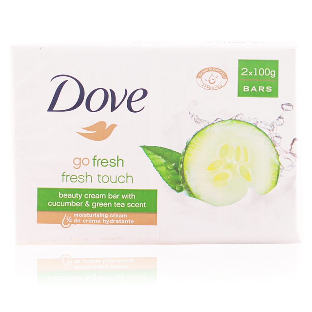 Jabón Crema Go Fresh Pepino Té Verde 2 Uds