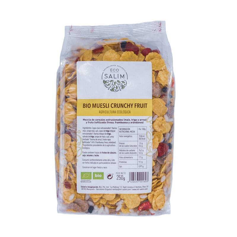 Bio Muesli Crunchy Fruit 250g