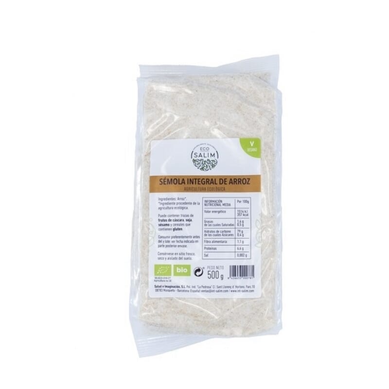 Semola Integral De Arroz 500g de Eco-Salim