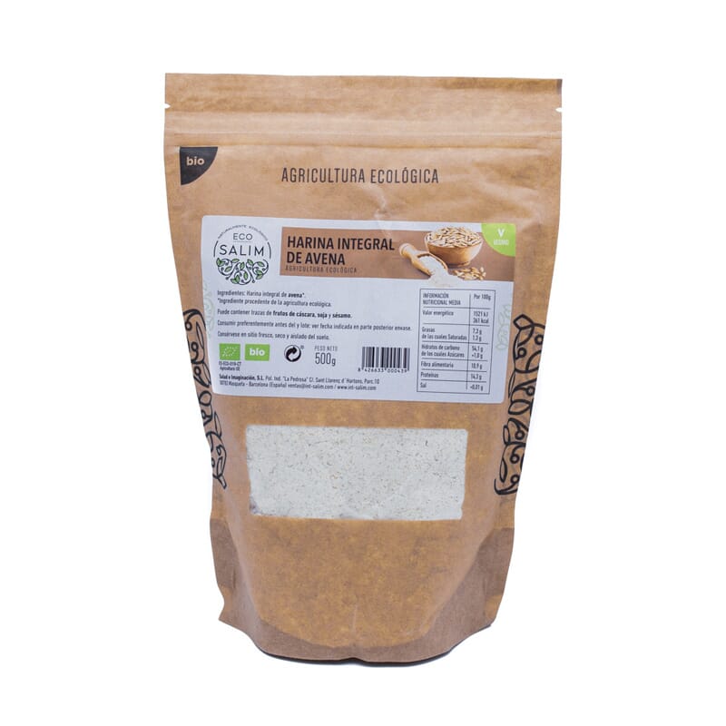 Harina De Avena Integral Bio 500g