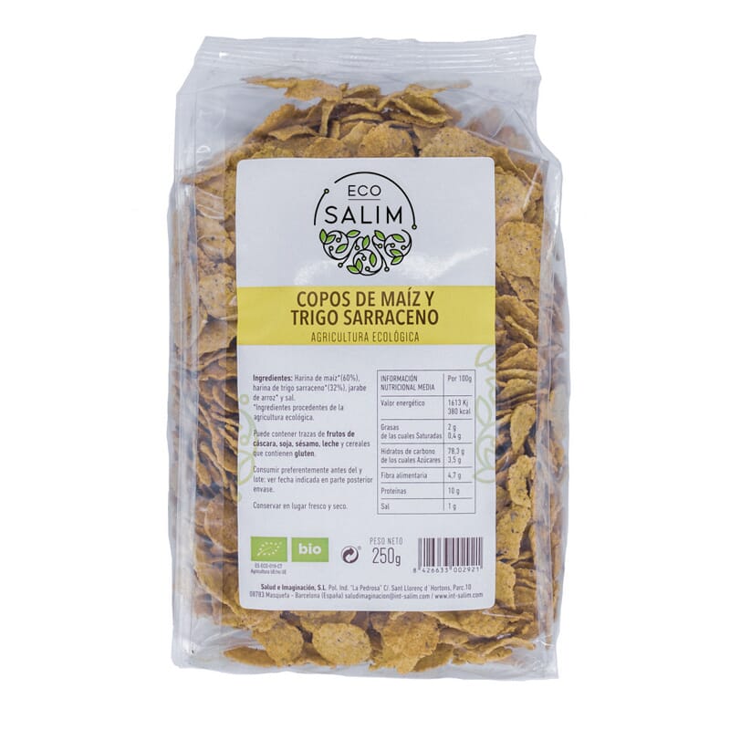 COPOS DE MAÍZ Y TRIGO SARRACENO BIO 250g