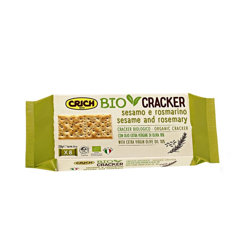 Bio Crackers Sésamo Y Romero 250g